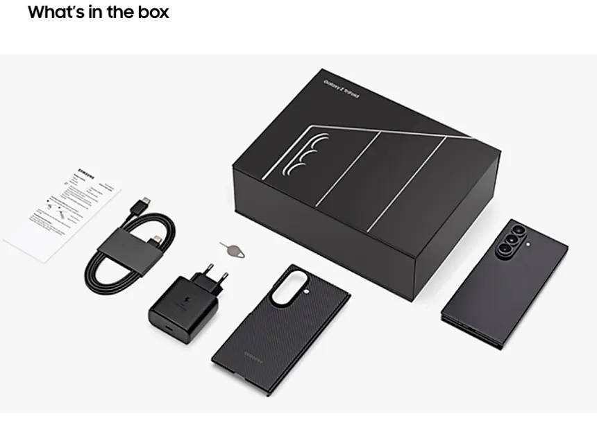 Купити Смартфон Samsung Galaxy Z TriFold 16/1TB Crafted Black з