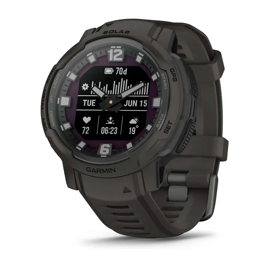 Смарт-часы Garmin Instinct Crossover - Standard Edition Black (010-02730-13/03) | Фото 1