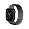 Смарт-годинник Apple Watch Series 11 GPS + Cellular 42mm Slate Titanium Case with Slate Milanese Loop (MF8U4)