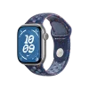 Смарт-годинник Apple Watch Series 11 GPS 42mm Space Grey Alu. Case w. Blue Ribbon Nike S. Band - M/L (MEW14 + MGAX4)