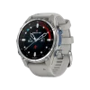 Смарт-годинник Garmin Descent Mk3 43 mm Stainless Steel with Fog Gray Silicone Band (010-02753-04/03)