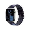 Смарт-годинник Apple Watch Series 11 GPS + Cellular 46mm Silver Tit. Case w. Hermes Bleu Nuit Faubourg (MGKY4+MGHD4)