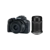 Бездзеркальний фотоапарат Canon EOS R50 kit RF-S 18-45mm IS STM + RF-S 55-210mm IS STM Black (5811C034)