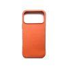 Чохол для Apple iPhone 17 Pro Leather Case with MagSafe HQ Copy/Orange