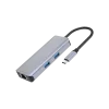 HUB Type-C Proove Iron Link 6 in 1 (2*USB3.0 + SD/TF + RJ45 + HDMI)