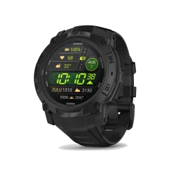 Смарт-годинник Garmin Instinct 3 50mm AMOLED Tactical Edition Black with Black Band (010-03020-50/90)