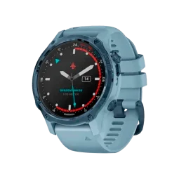 Смарт-часы Garmin Descent Mk2S Mineral Blue with Sea Foam Silicone Band (010-02403-07/06)