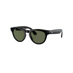 Смарт-окуляри Ray-Ban Meta Headliner Gen 2 Low Bridge Fit Standard Shiny Black Frame/G-15 GreenLenses RW4013F 601/71 51-23