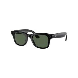 Смарт-окуляри Ray-Ban Meta Wayfarer Gen 2 Large Shiny Black Frame / G-15 Green Lenses (RW4012 601/71 53-22)