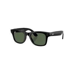 Смарт-окуляри Ray-Ban Meta Wayfarer Gen 2 Standard Shiny Black Frame / G-15 Green Lenses (RW4012 601/71 50-22)