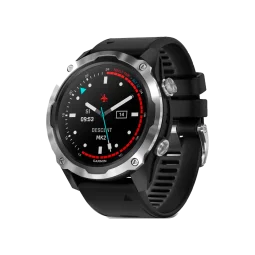 Смарт-часы Garmin Descent Mk2 Stainless Steel with Black Band (010-02132-00/10)