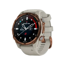 Смарт-часы Garmin Descen Mk3i – 43 mm Bronze PVD Titanium with French Gray Silicone Band (010-02753-13/14)