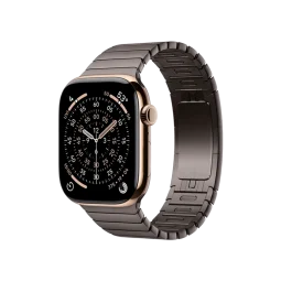 Смарт-часы Apple Watch Series 11 GPS + Cellular 46mm Gold Tit. Case w. Slate Link Bracelet (MFC34+MXMK3)