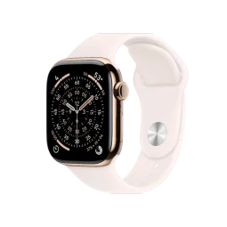 Смарт-часы Apple Watch Series 11 GPS + Cellular 46mm Gold Titanium Case w. Light Blush Sport Band - M/L (MFD64)
