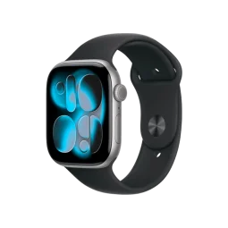Смарт-часы Apple Watch Series 11 GPS 46mm Space Gray Aluminum Case w. Black Sport Band - XL (MFAE4+MXM53)