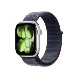 Смарт-часы Apple Watch Series 11 GPS 42mm Silver Alu. Case w. Anchor Blue Sport Loop (MEW34 + MFFC4)