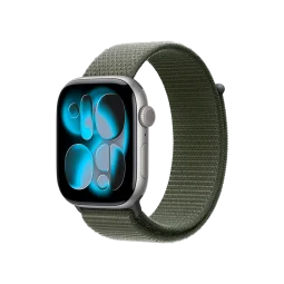 Смарт-часы Apple Watch Series 11 GPS 46mm Space Grey Alu. Case w. Forest Sport Loop (MEW94 + MFFJ4)