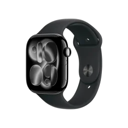 Смарт-часы Apple Watch Series 11 GPS + Cellular 46mm Jet Black Alu. Case w. Black S. Band - XL (MFAA4+MXM53)