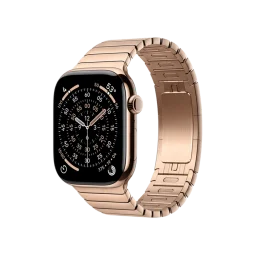 Смарт-часы Apple Watch Series 11 GPS + Cellular 46mm Gold Tit. Case w. Gold Link Bracelet (MFC34+MXMH3)