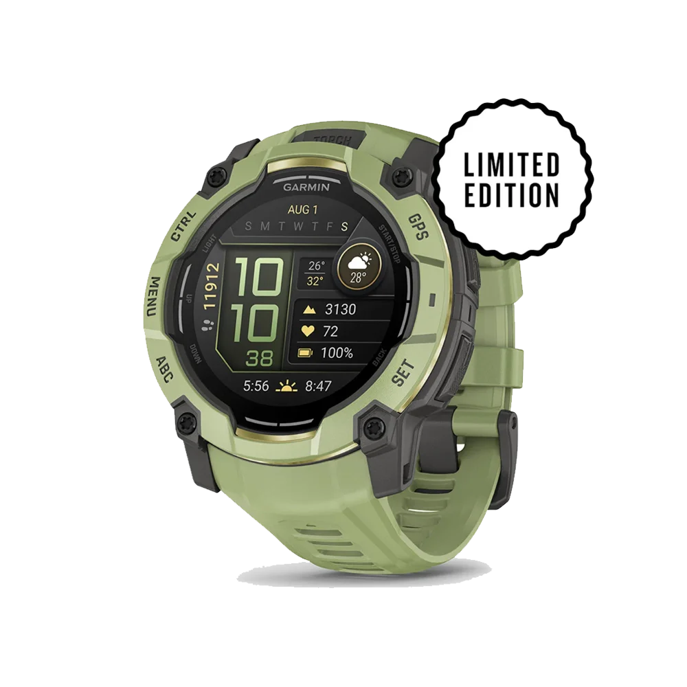 Смарт-годинник Garmin Instinct 3 50mm AMOLED Green with Fern Green Band (010-03020-02)