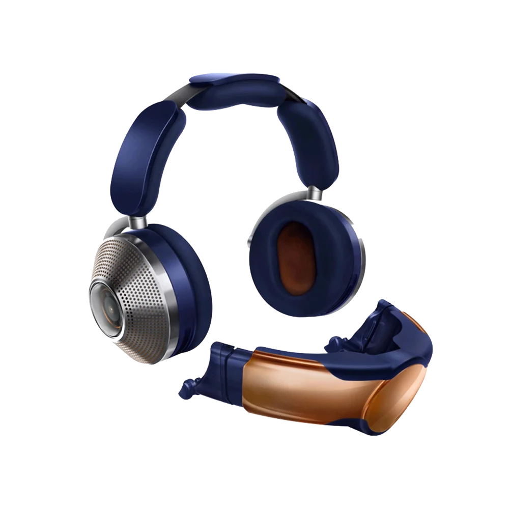 Навушники з мікрофоном Dyson Zone Absolute with air purification Prussian Blue/Bright Copper (376121-01/376067-01)