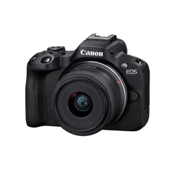Бездзеркальний фотоапарат Canon EOS R50 kit RF-S 18-45mm IS STM Black Creator Kit (5811C036)