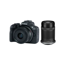 Беззеркальный фотоаппарат Canon EOS R50 kit RF-S 18-45mm IS STM + RF-S 55-210mm IS STM Black (5811C034)