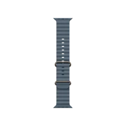 Ремешок Apple Anchor Blue Ocean Band - Natural Titanium Finish для Watch 44/45/46/49mm (MGCC4)