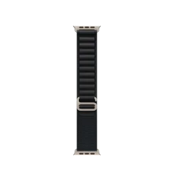 Ремешок Apple Black Alpine Loop - Natural Titanium Finish для Watch 44/45/46/49mm - Large (MFTG4)