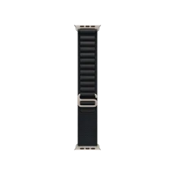 Ремешок Apple Black Alpine Loop - Natural Titanium Finish для Watch 44/45/46/49mm - Small (MFTE4)