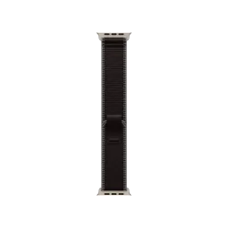 Ремешок Apple Black/Charcoal Trail Loop - Natural Titanium Finish для Watch 44/45/46/49mm - S/M (MFT84)