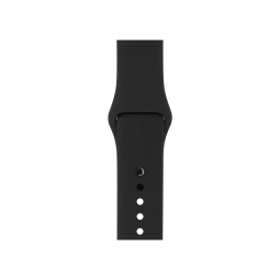 Ремешок для Apple Watch 42/44/45/49mm Silicone Band Black/чорний