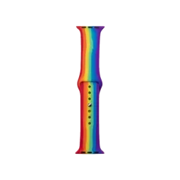 Ремешок для Apple Watch 42/44/45/49mm Sport Band Copy Rainbow/веселковий