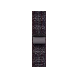 Ремешок для Apple Watch 42mm Sport loop Nylon Black black/чорний з чорним