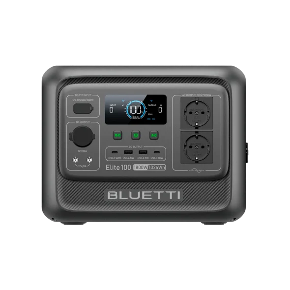 Зарядна станція BLUETTI Elite 100 V2 (P-EL100V2-EU-GY-BL-010) | магазин Apple Grokholsky.com — Фото 1