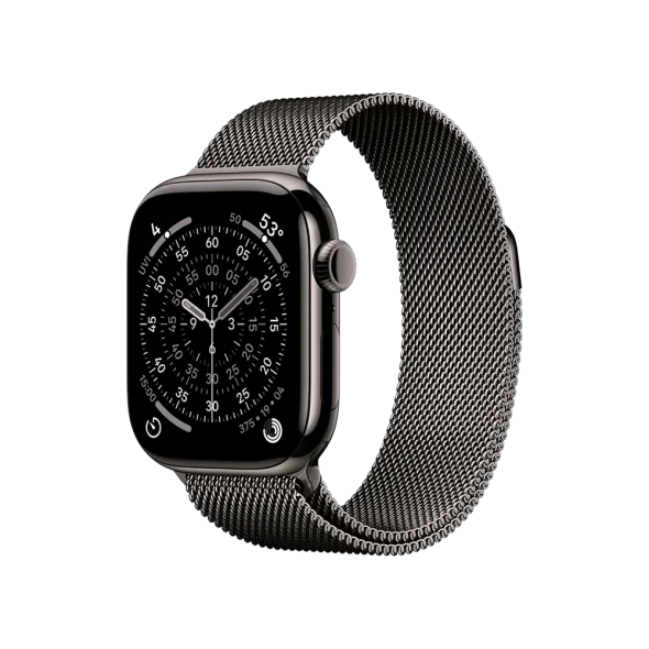 Смарт-годинник Apple Watch Series 11 GPS + Cellular 42mm Slate Titanium Case with Slate Milanese Loop (MF8U4) | магазин Apple Grokholsky.com — Фото 1