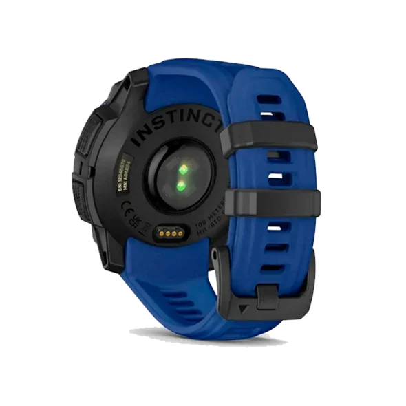 Смарт-часы Garmin Instinct 3 45mm AMOLED Black with Blue Band (010-02936-03) | магазин Apple Grokholsky.com — Фото 1