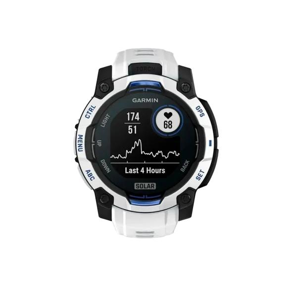 Смарт-часы Garmin Instinct 3 45mm Solar Whitestone with Whitestone Band (010-02934-03) | магазин Apple Grokholsky.com — Фото 2