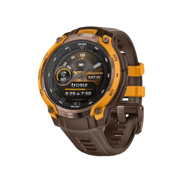 Смарт-часы Garmin Instinct Crossover AMOLED Bronze/Sunburst (010-03398-01) | магазин Apple Grokholsky.com — Фото 1