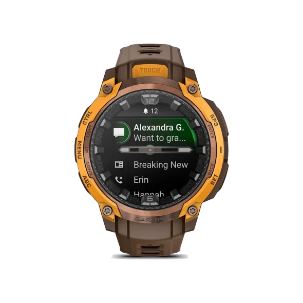 Смарт-часы Garmin Instinct Crossover AMOLED Bronze/Sunburst (010-03398-01) | магазин Apple Grokholsky.com — Фото 2