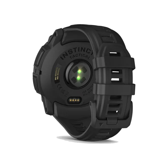 Смарт-годинник Garmin Instinct 3 50mm AMOLED Tactical Edition Black with Black Band (010-03020-50/90) | магазин Apple Grokholsky.com — Фото 3