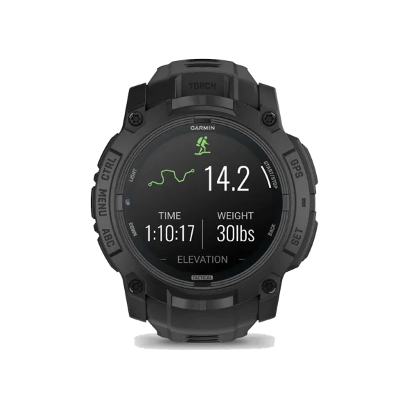 Смарт-годинник Garmin Instinct 3 50mm AMOLED Tactical Edition Black with Black Band (010-03020-50/90) | магазин Apple Grokholsky.com — Фото 2