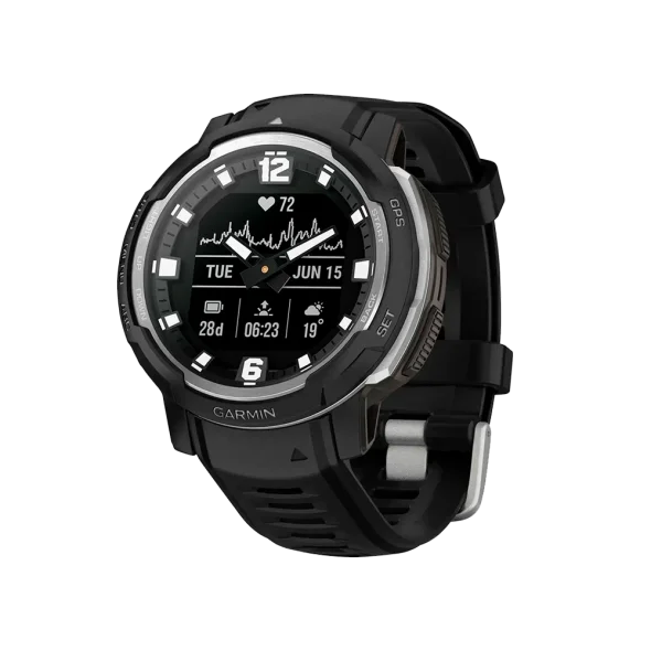 Смарт-часы Garmin Instinct Crossover - Standard Edition Black (010-02730-13/03) | магазин Apple Grokholsky.com — Фото 1