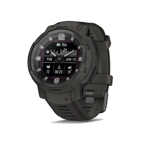 Смарт-часы Garmin Instinct Crossover Solar Graphite (010-02730-11/01) | магазин Apple Grokholsky.com — Фото 1