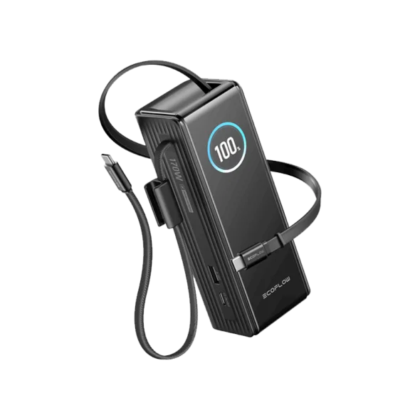 Зовнішній акумулятор (павербанк) EcoFlow RAPID 25000mAh Black (EF-RAPID25K140W-B-EU) | магазин Apple Grokholsky.com — Фото 3
