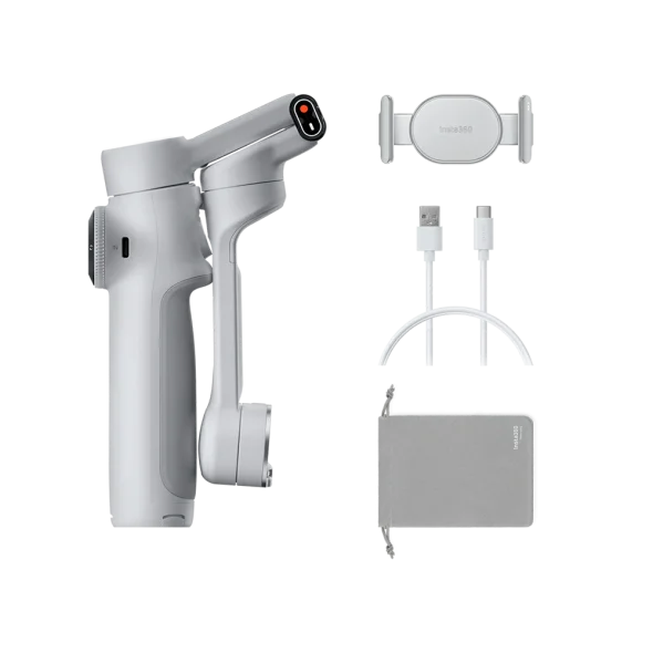 Монопод-стабілізатор Insta360 Flow 2 AI Tracker Bundle Gray (CINSABQA) | магазин Apple Grokholsky.com — Фото 2