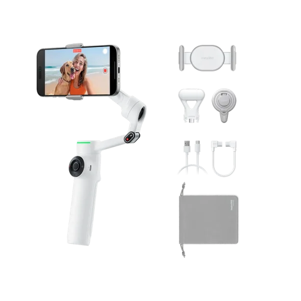 Монопод-стабілізатор Insta360 Flow 2 Pro Creator Bundle White (CINSABQ/B) | магазин Apple Grokholsky.com — Фото 2