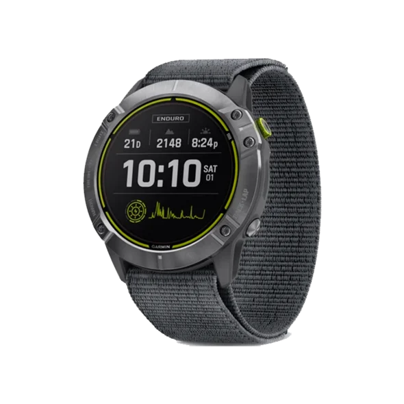 Смарт-годинник Garmin Enduro Steel with Gray UltraFit Nylon Strap (010-02408-00/10) | магазин Apple Grokholsky.com — Фото 1