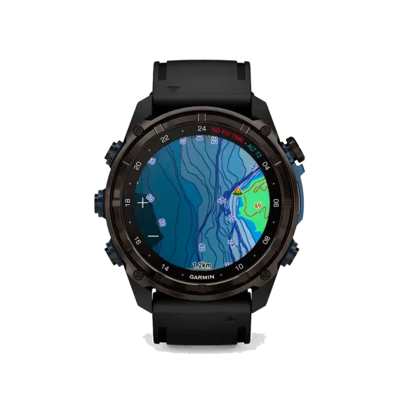 Смарт-часы Garmin Descent Mk3i 51mm Carbon Gray DLC Titanium with Black Silicone Band (010-02752-10/11) | магазин Apple Grokholsky.com — Фото 3