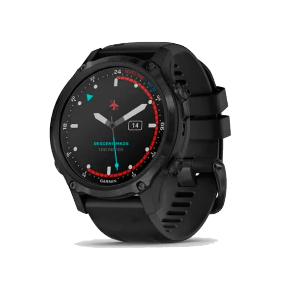 Смарт-часы Garmin Descent Mk2S Carbon Grey with Black Silicone Band (010-02403-04) | магазин Apple Grokholsky.com — Фото 1